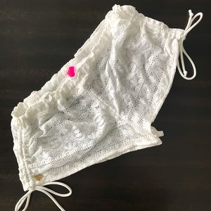 Victoria’s Secret Swim Cover Up White Shorts